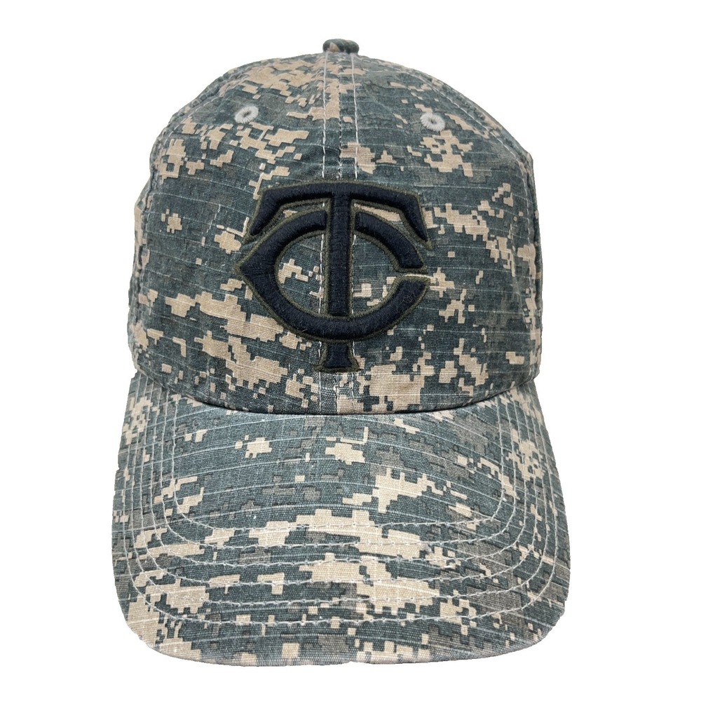 Minnesota Twins Hat Cap Size Large Digital Camo Military Army MLB Baseball '47